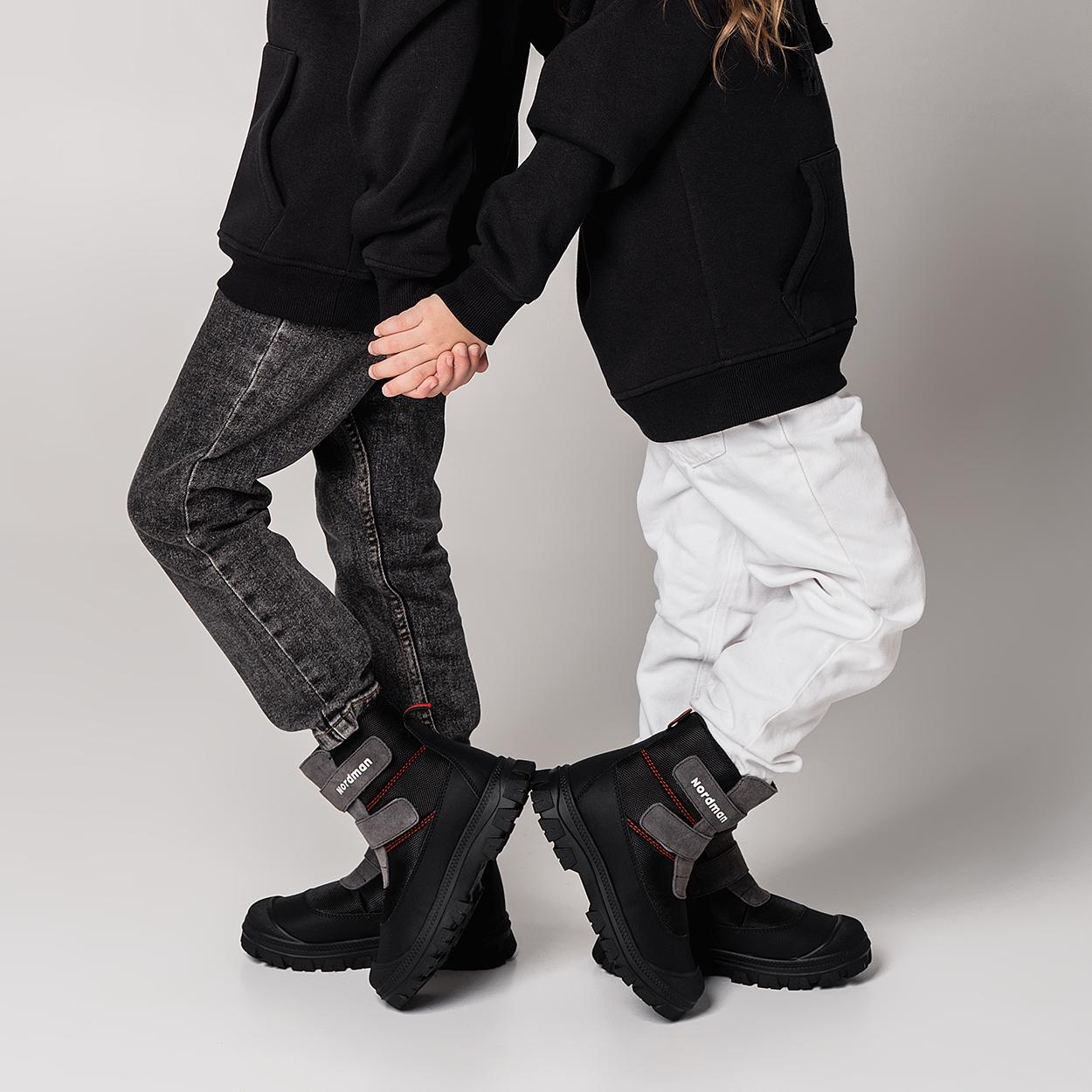 Ботинки Nordman зимние на двух липучках цвет черный - фото 4
