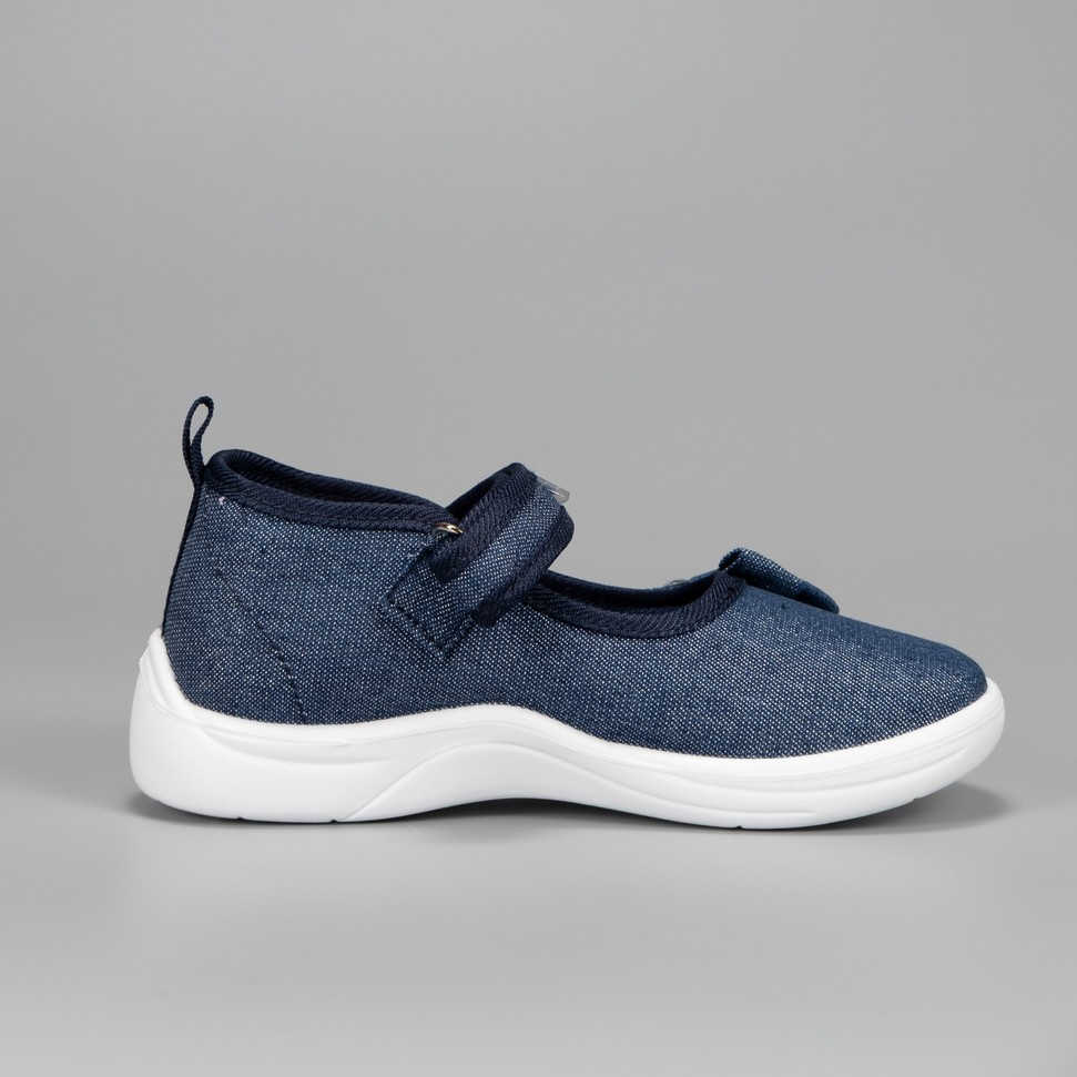 Тапочки детские Nordman Stars синий с блестками - фото 6