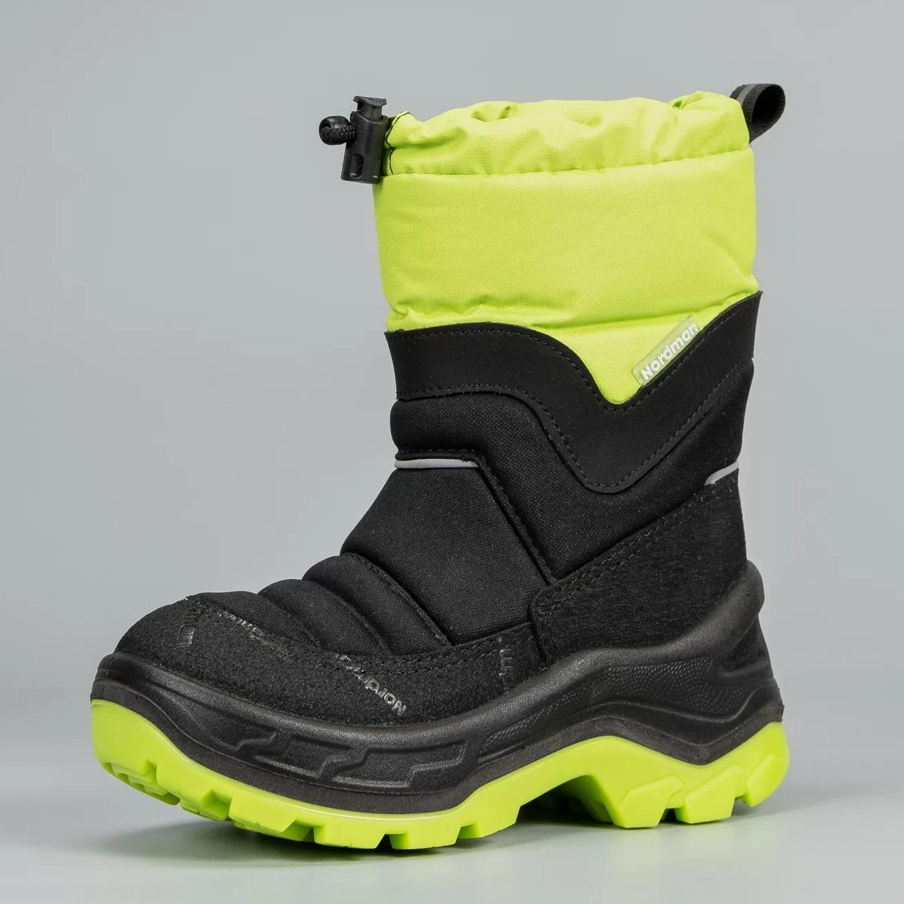 Детские сапоги Nordman T-REX лайм - фото 2