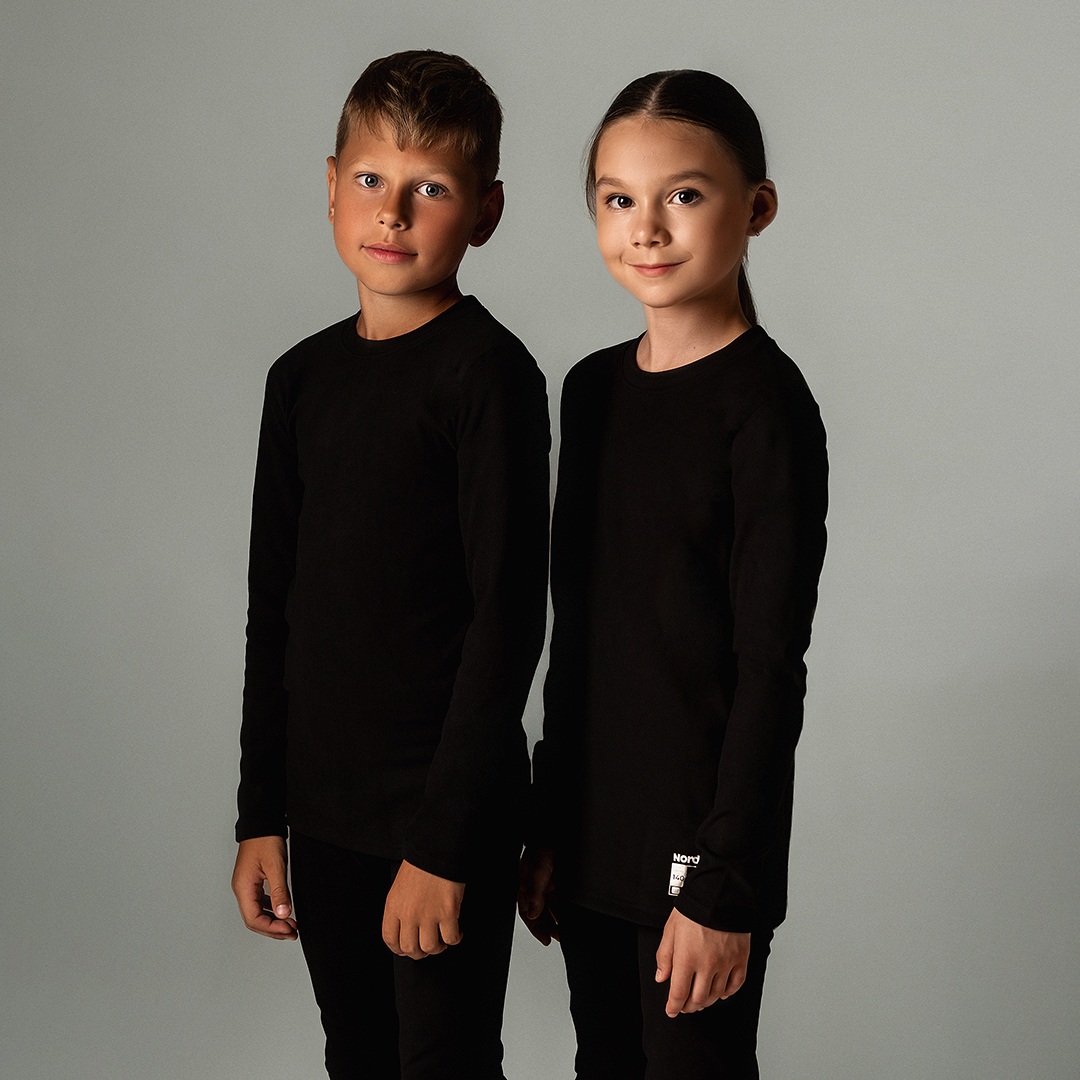 Термобелье Nordman  десткое  Active, цвет черный - фото 2