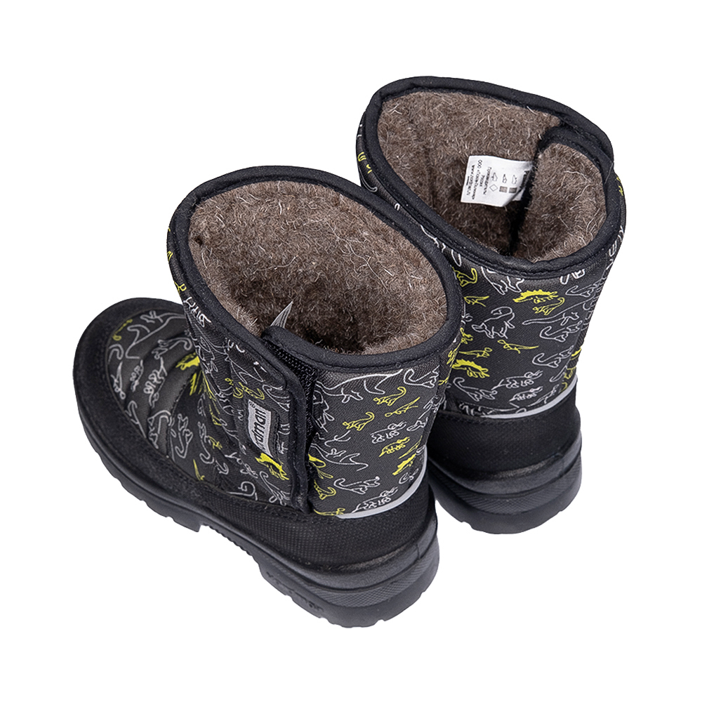 Зимние детские сапоги Nordman Lumi  на липучке DINOSAURS - фото 6