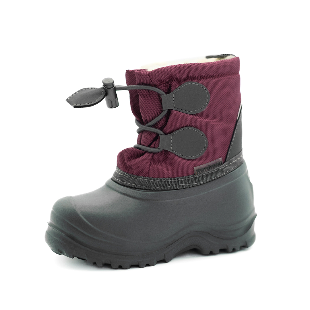 Сноубутсы Nordman комбинированные цвет фуксия - фото 5