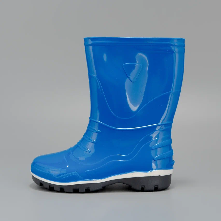 Nordman Step сапоги школьные из ПВХ, светло-синие - фото 2