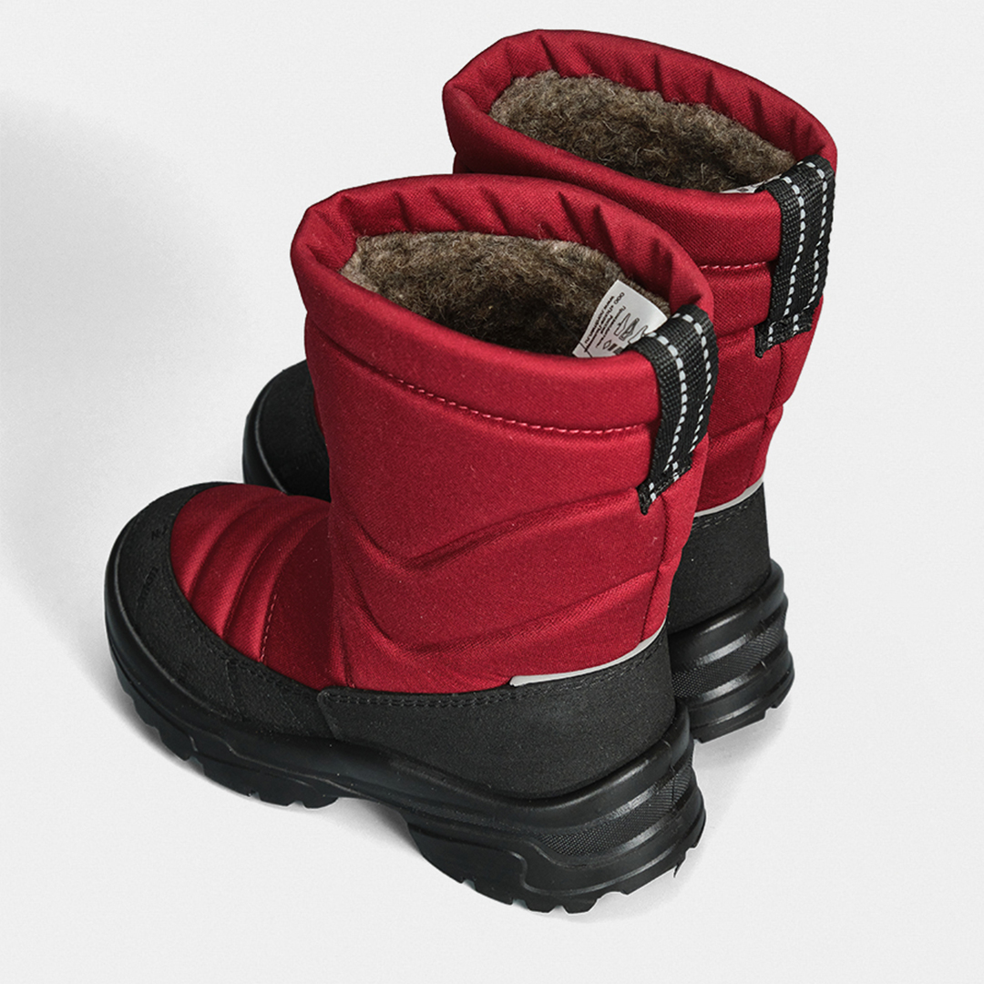 Зимние детские сапоги Nordman Lumi бордовые - фото 3