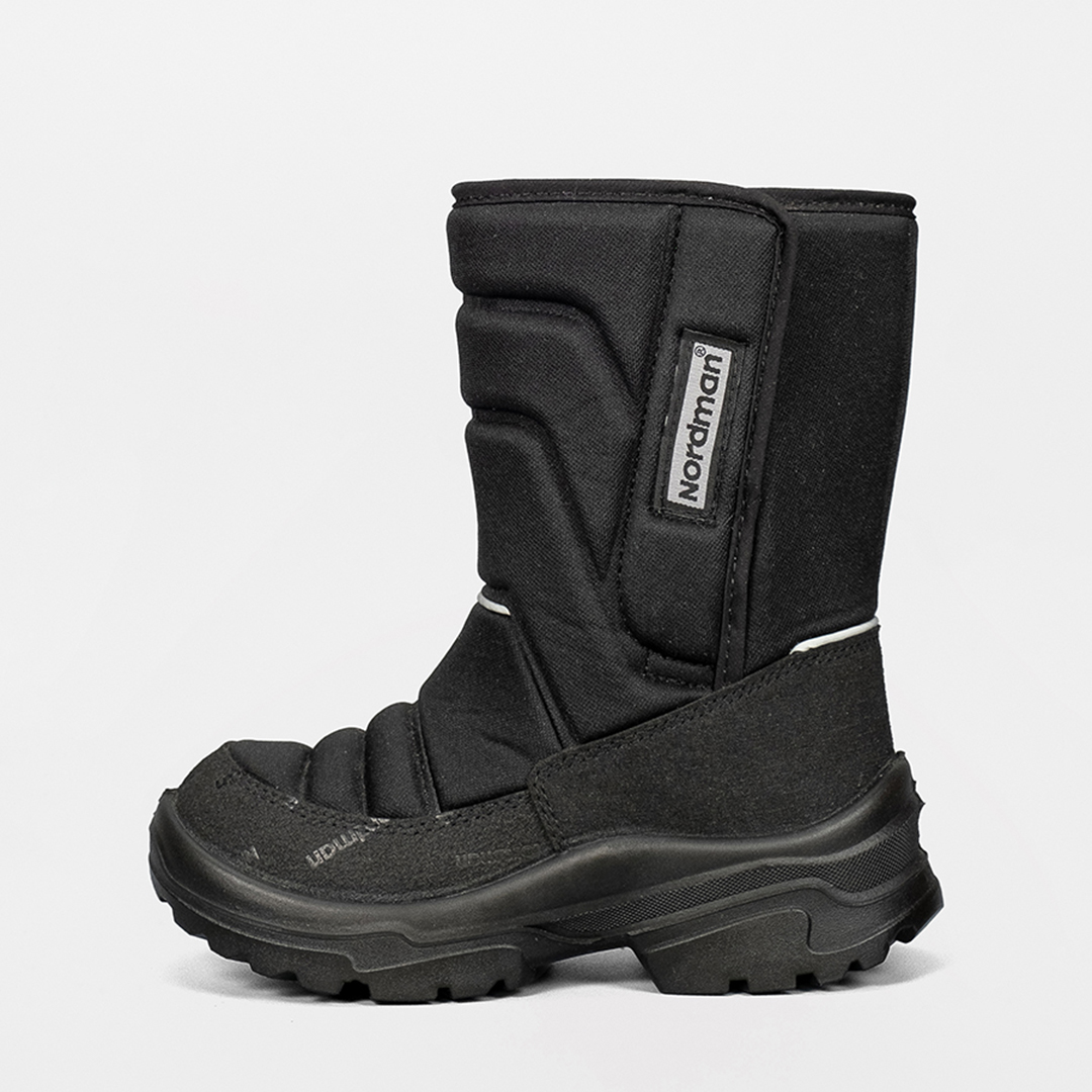 Зимние детские сапоги Nordman Lumi на липучке черные - фото 5