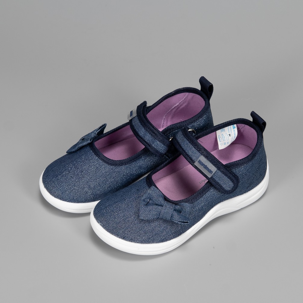 Тапочки детские Nordman Stars синий с блестками - фото 8