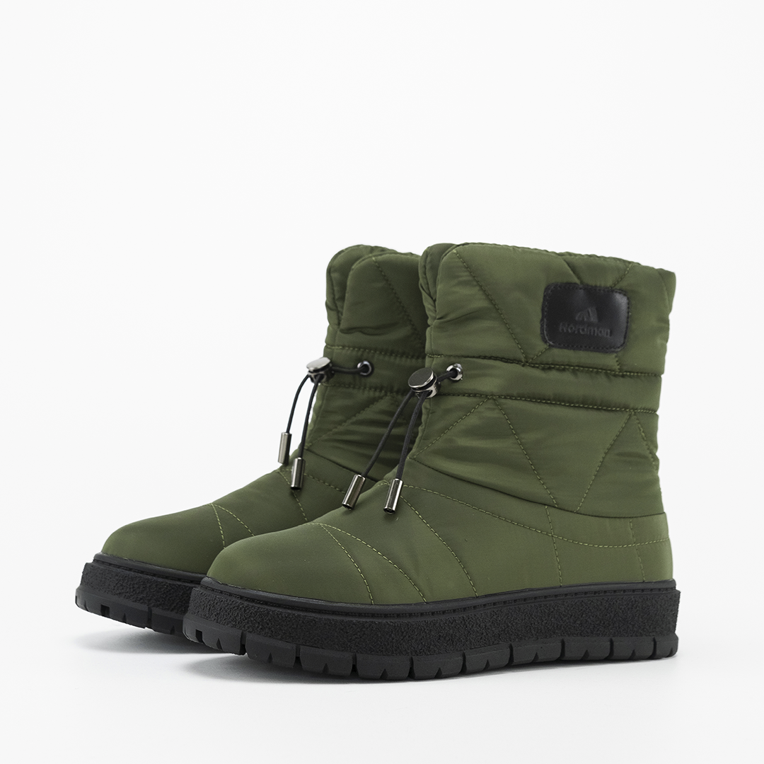 Nordman сапоги с резинкой-затяжкой  цвет хаки - фото 4