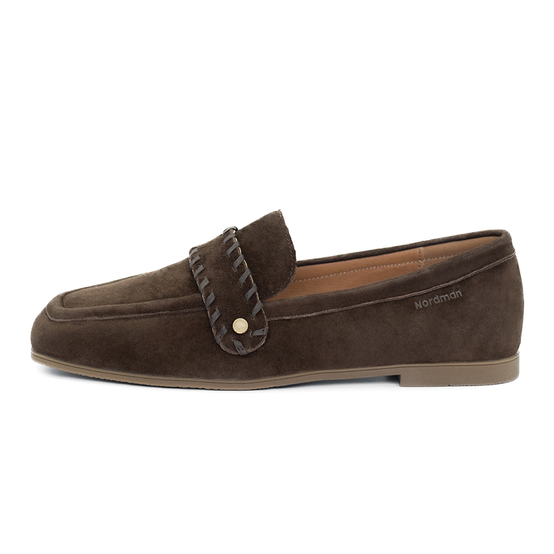 Женские лоферы Nordman коричневые - фото 3