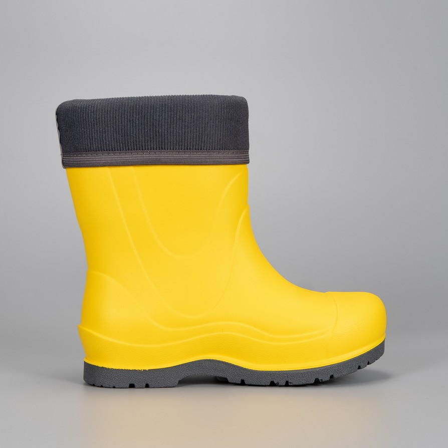 Сапоги детские Nordman Rocket со съемным флисовым утеплителем желтые - фото 5