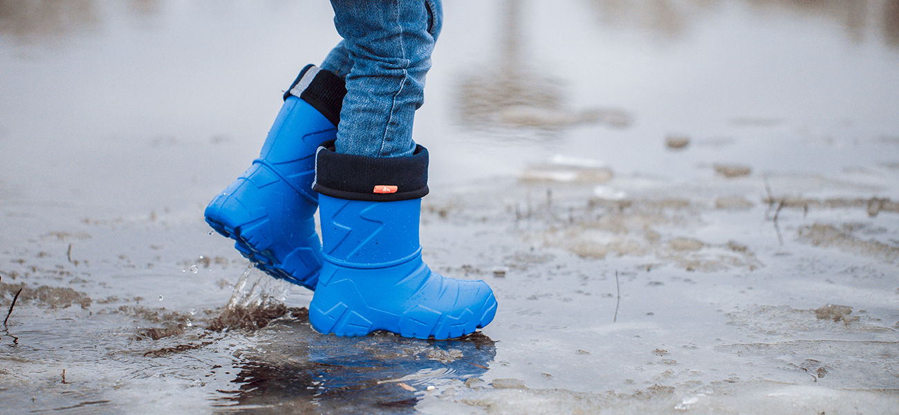Детская обувь на слякоть и мокрый снег