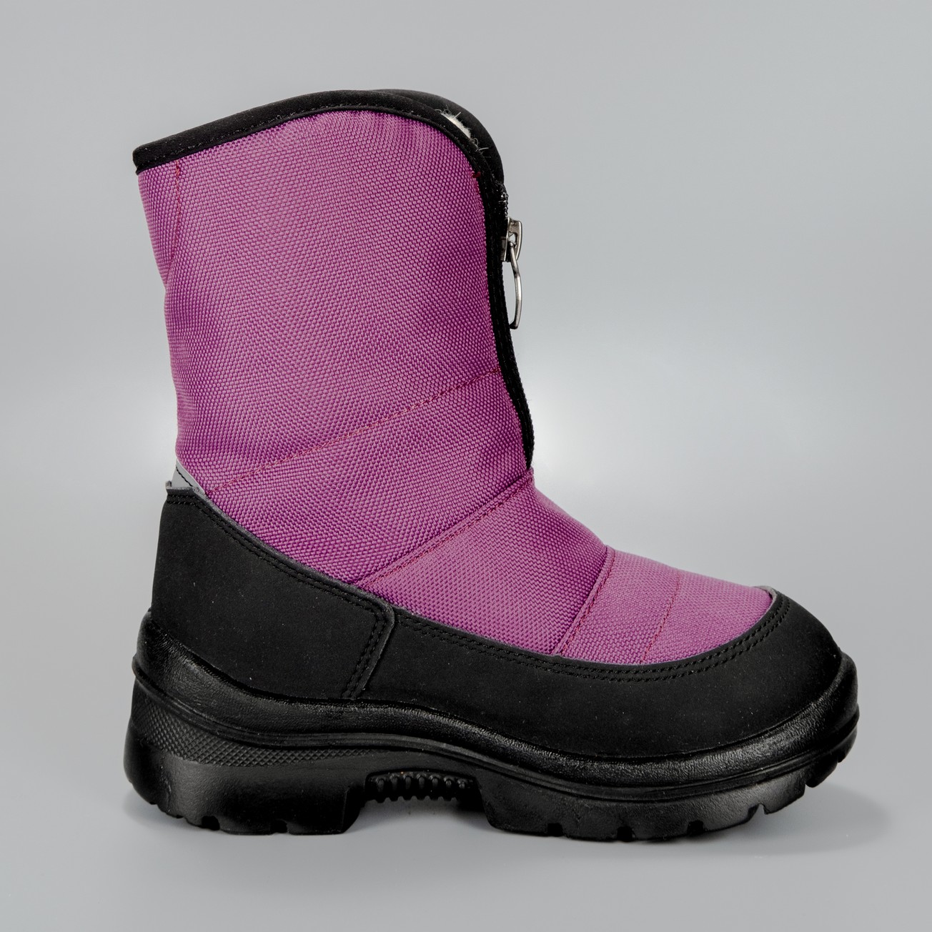 Зимние детские сапоги Nordman Next черные фиолетовые - фото 5