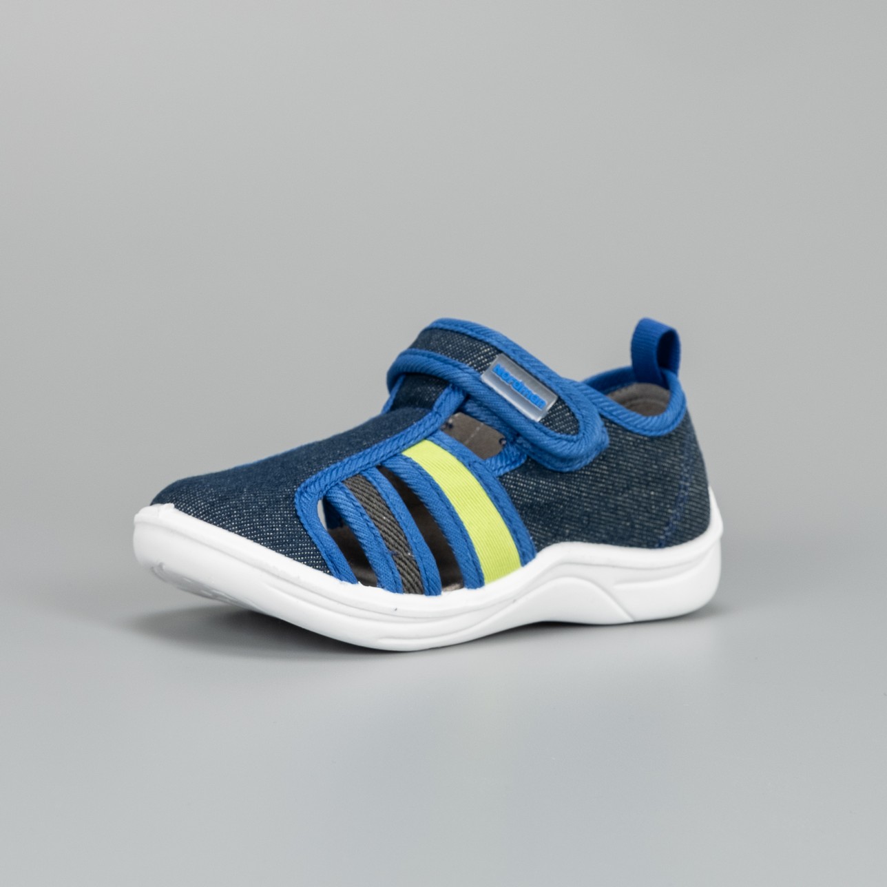 Тапочки детские Nordman Stars cине-зеленые - фото 2