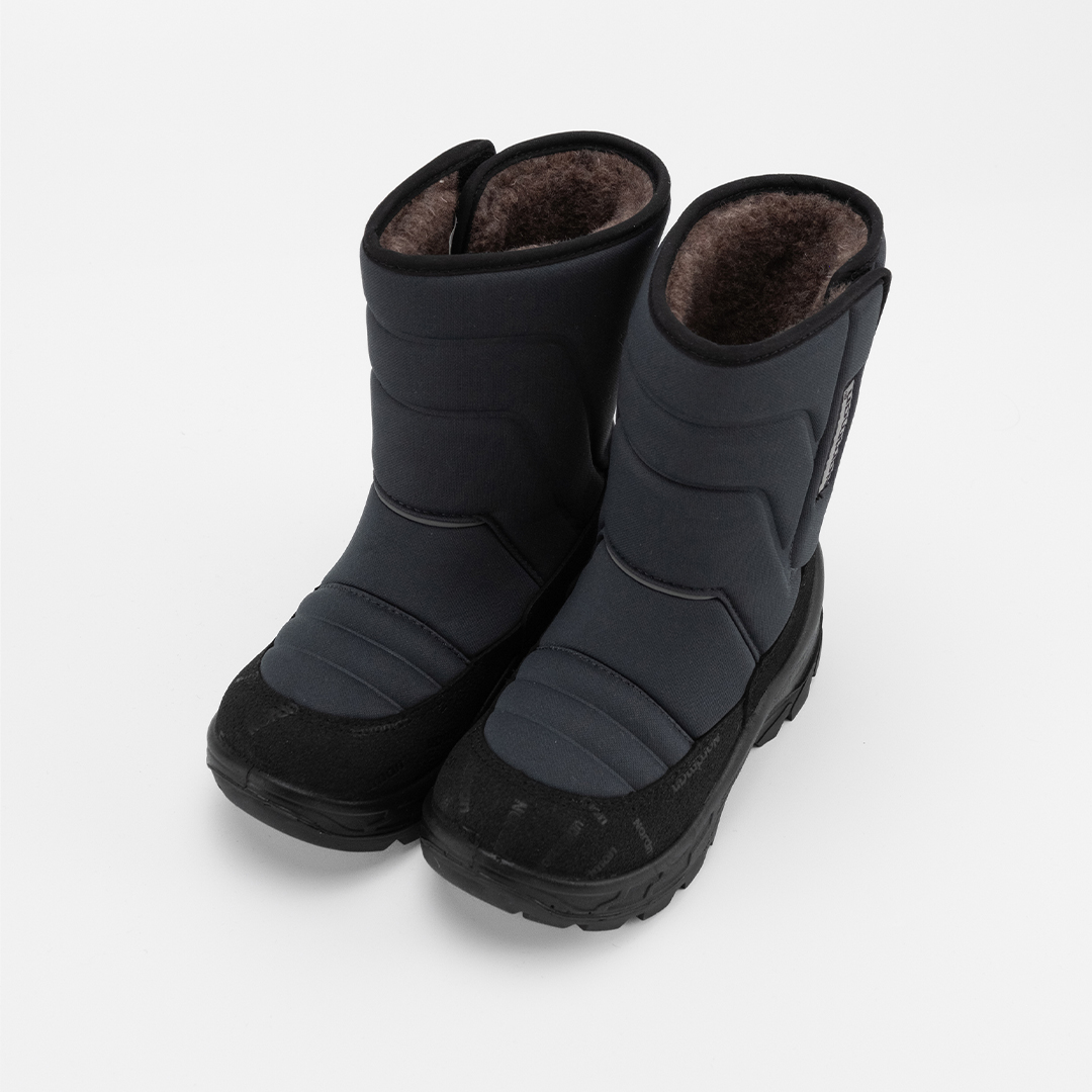 Зимние детские сапоги Nordman Lumi c липучкой цвет темно-серый - фото 2