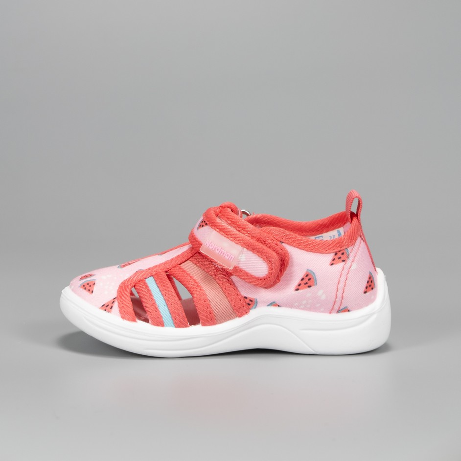 Тапочки детские Nordman Stars розовые с принтом - фото 4