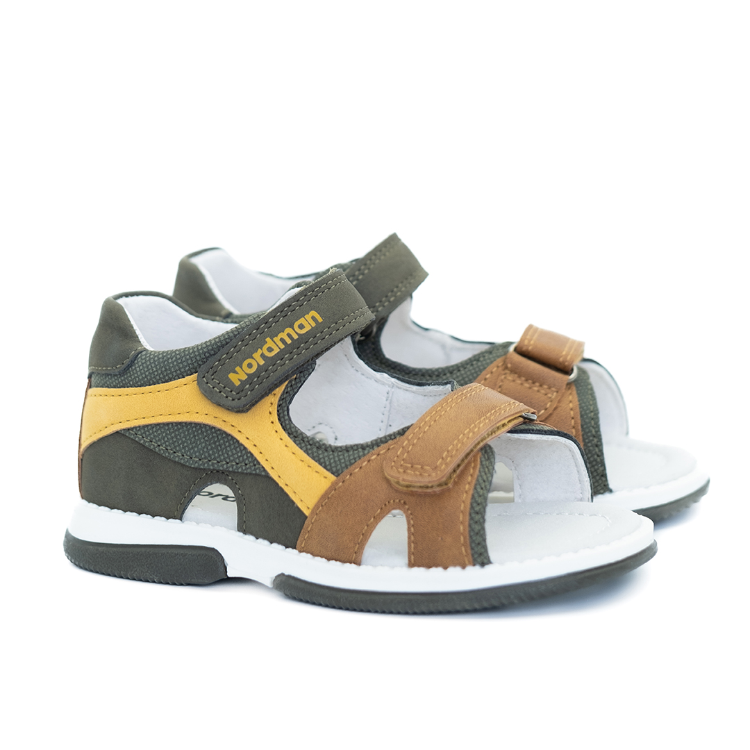 Сандалики детские Nordman Boom хаки - фото 1