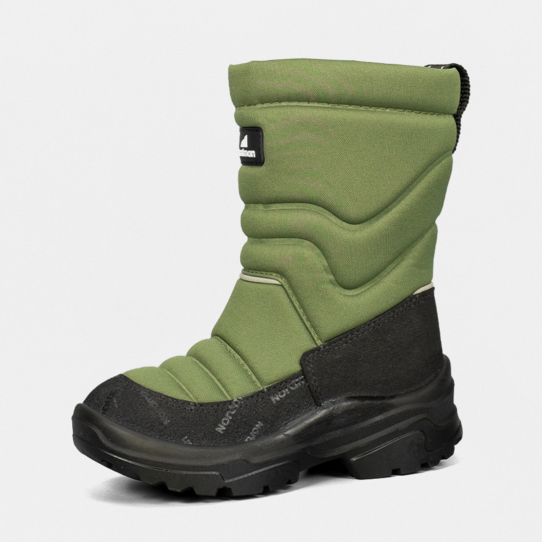 Зимние детские сапоги Nordman Lumi Хаки - фото 7