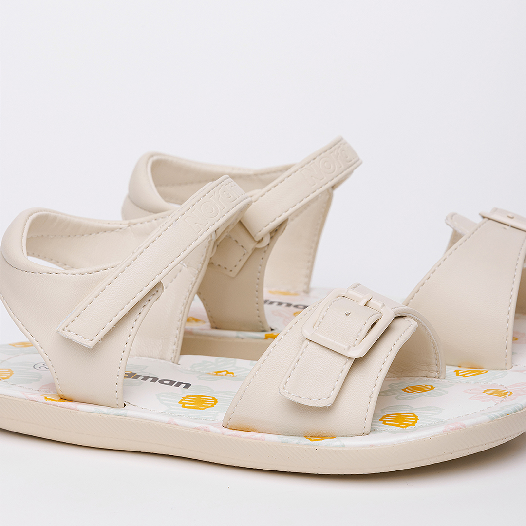 Детские летние босоножки Nordman бежевые - фото 3