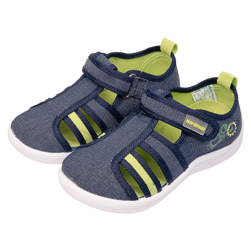 Тапочки детские Nordman Stars cиний джинс - фото 7