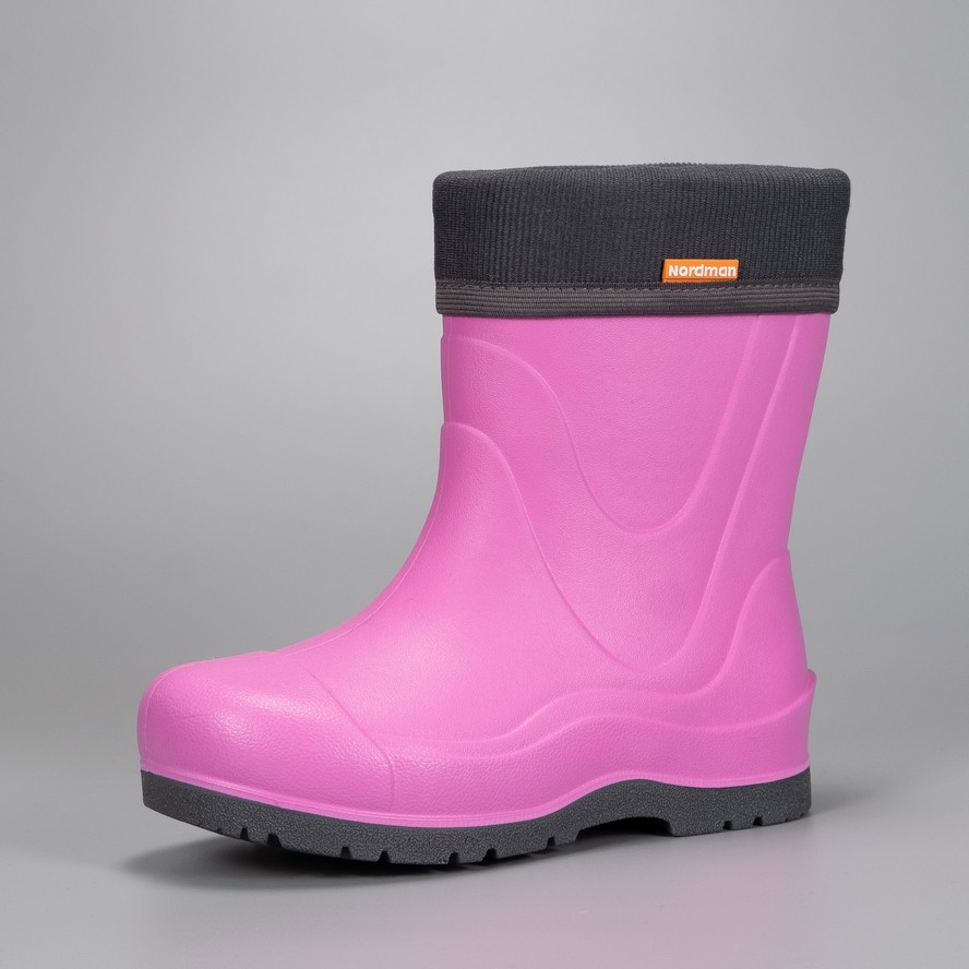 Сапоги детские Nordman Rocket со съемным флисовым утеплителем розовые - фото 2