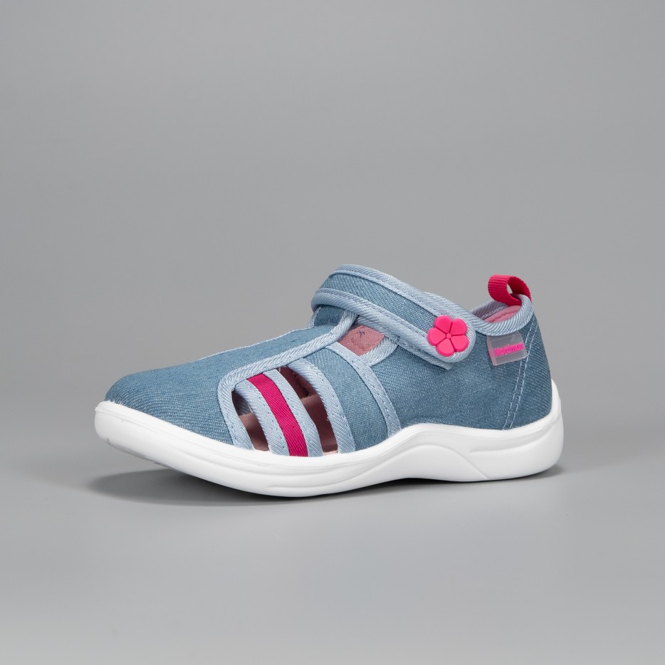 Тапочки детские Nordman Stars голубой джинс - фото 3