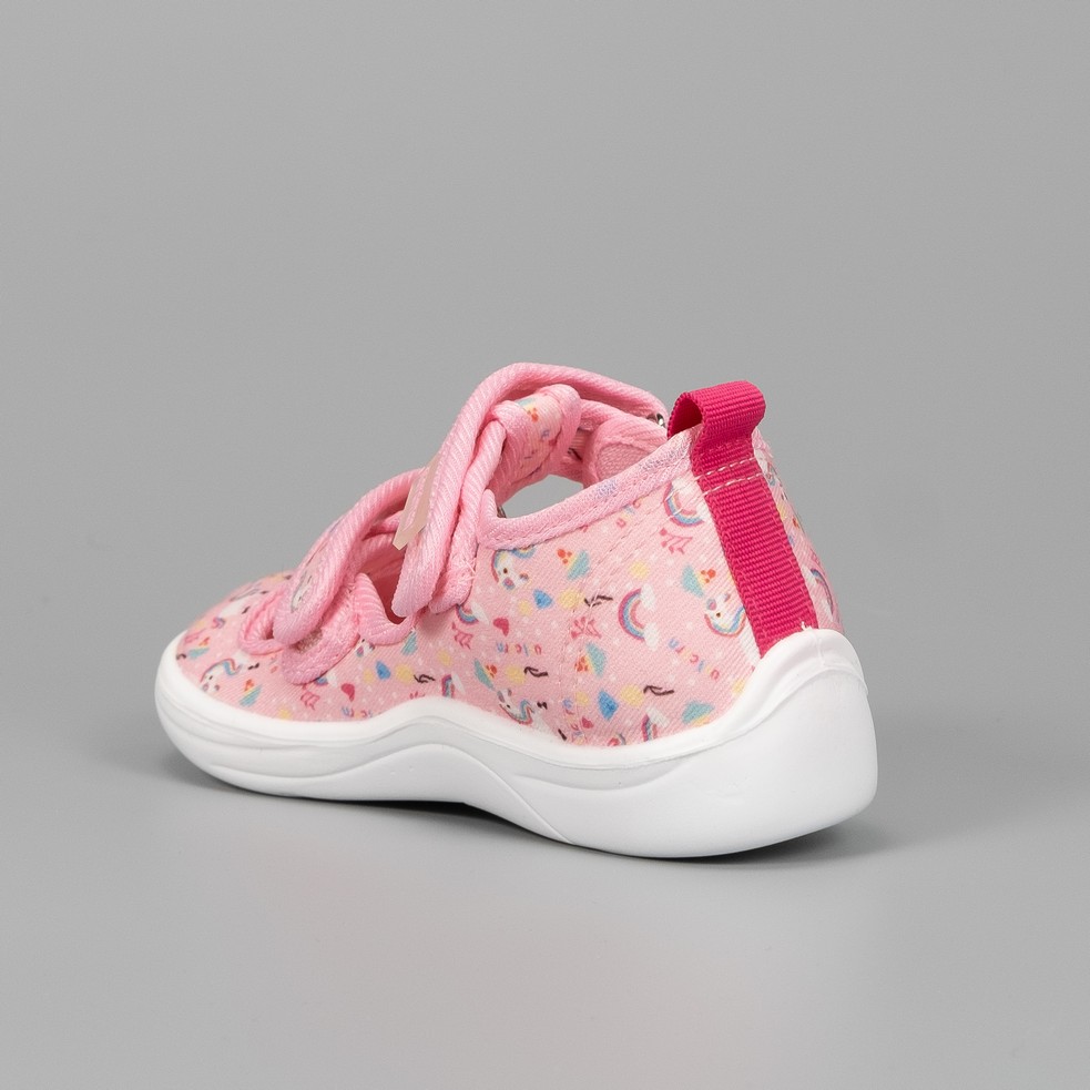 Тапочки детские Nordman Stars розовые c принтом - фото 5