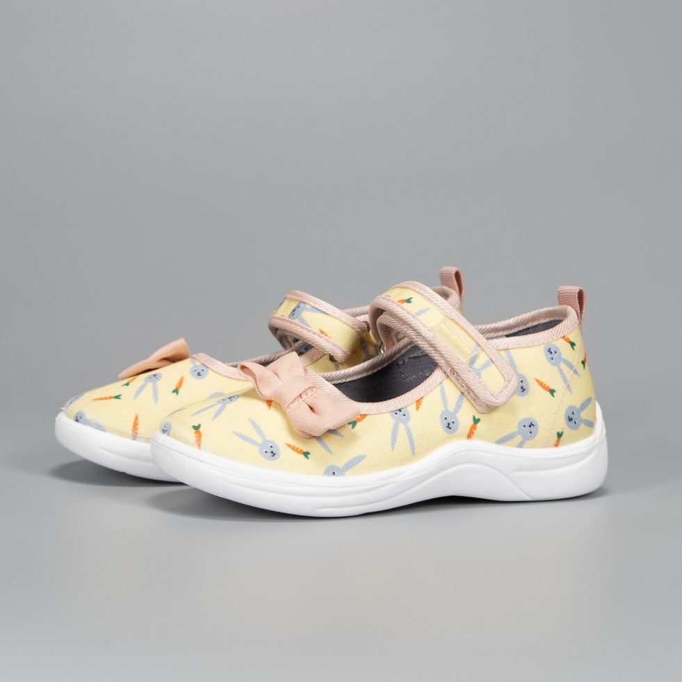 Тапочки детские Nordman Stars желтые с принтом - фото 2