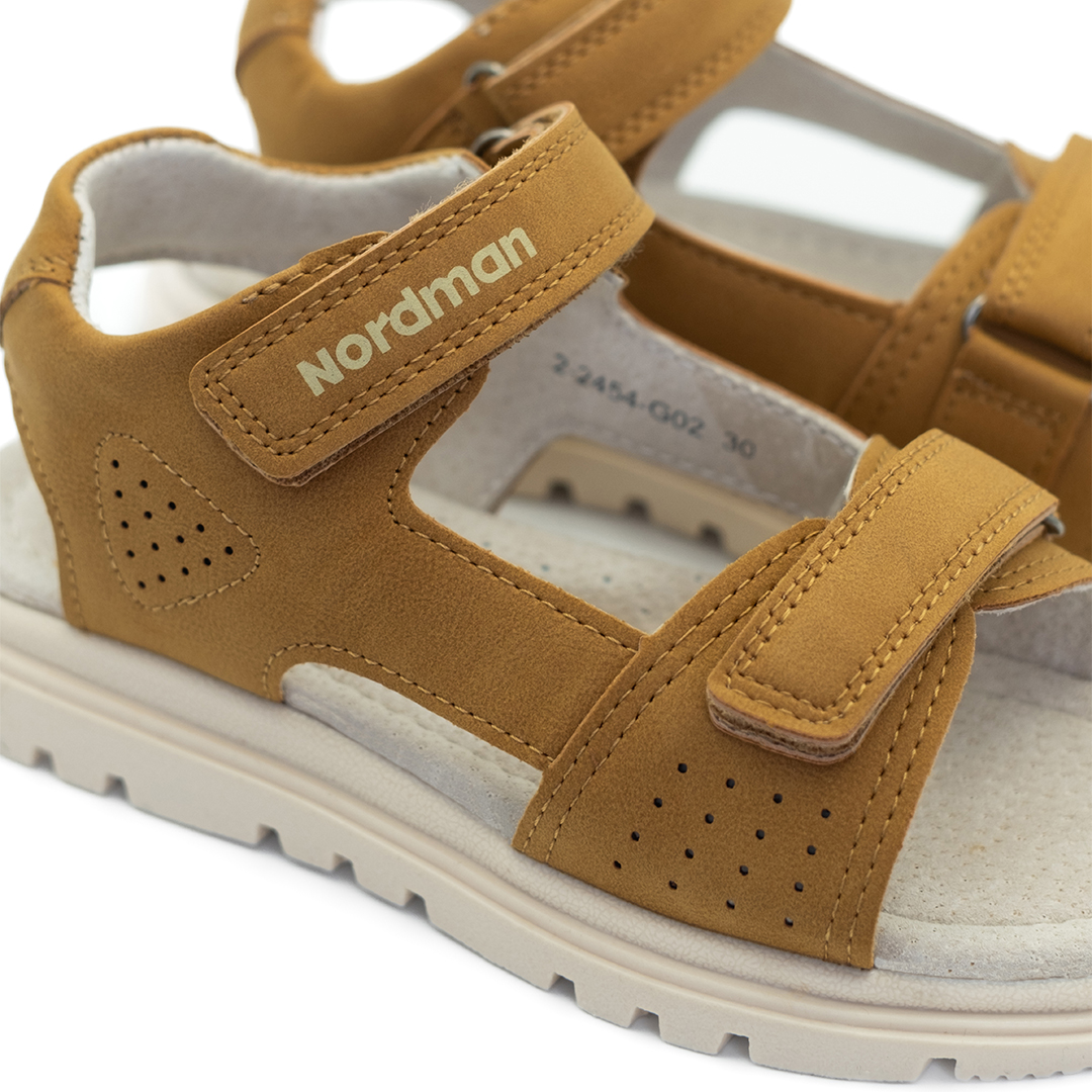 Сандалики детские Nordman Boom горчичный - фото 2