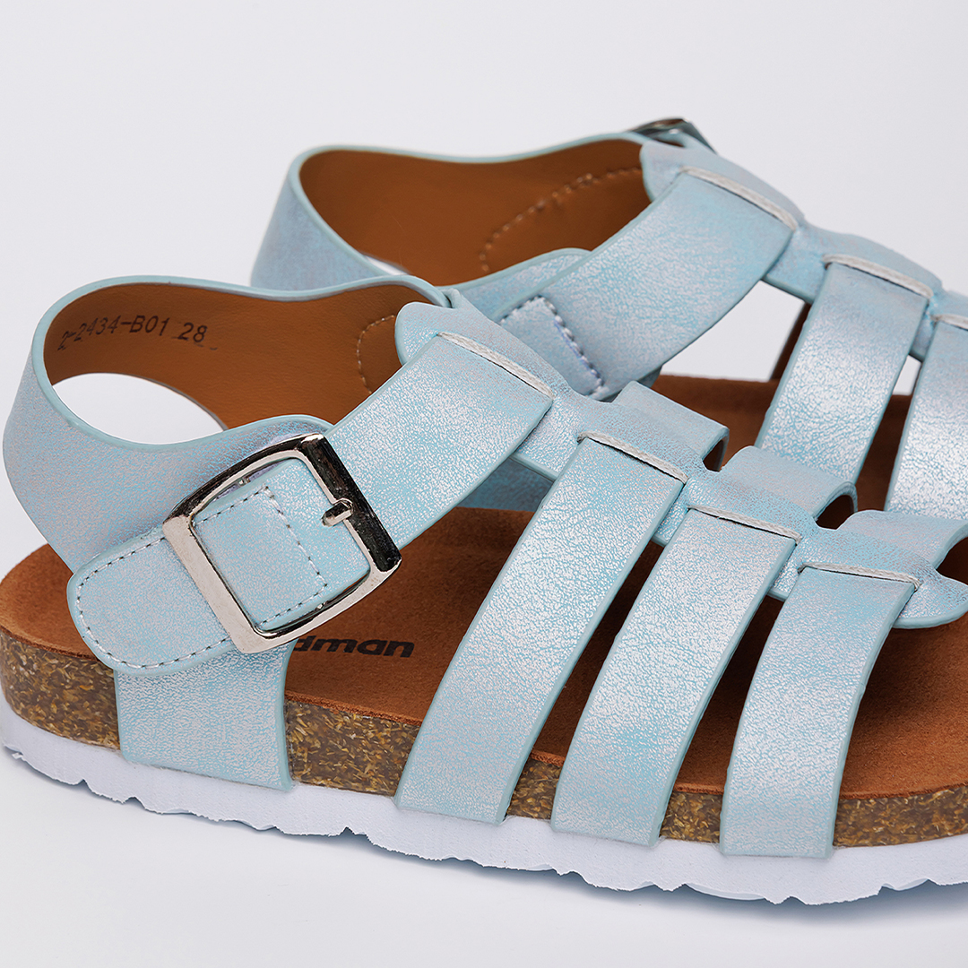 Детские летние босоножки Nordman голубые - фото 4