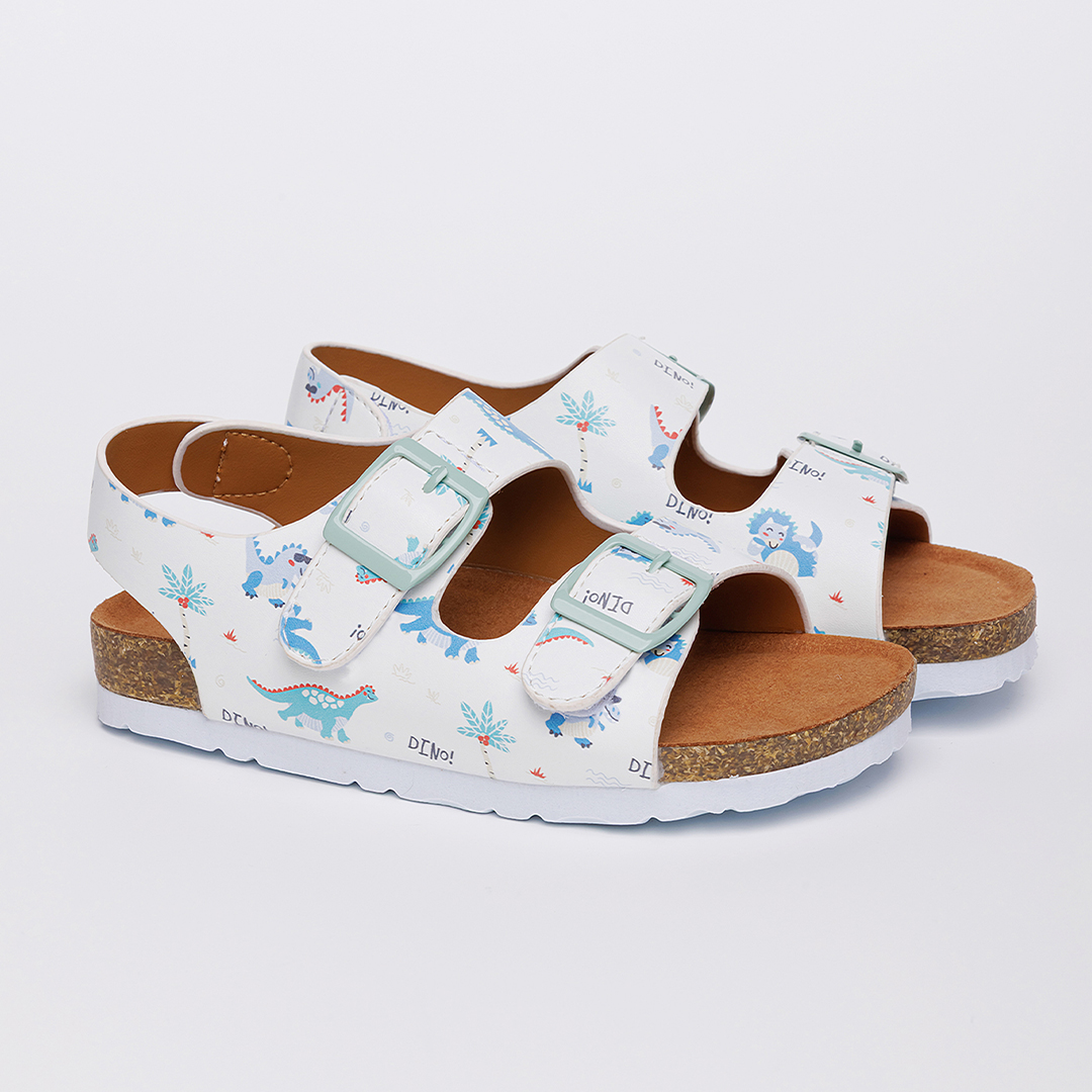 Детские летние босоножки Nordman зеленые - фото 1