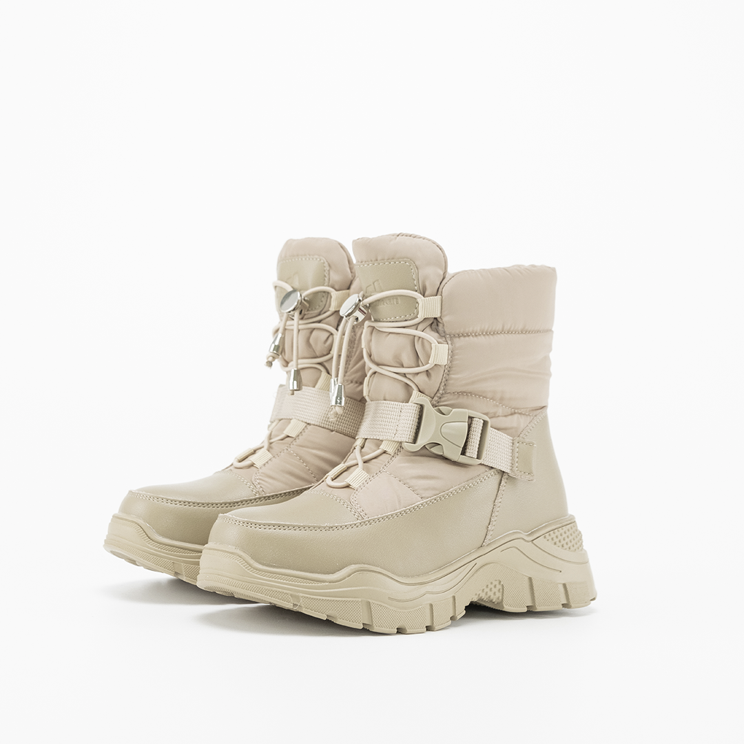 Nordman сапоги на молнии с затяжкой цвет бежевый - фото 4