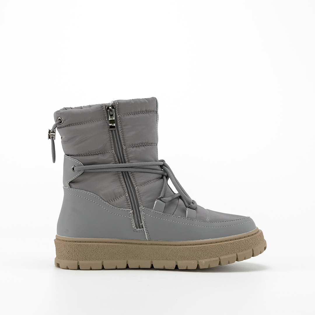 Nordman дутики со шнурком-завязкой цвет серый - фото 10