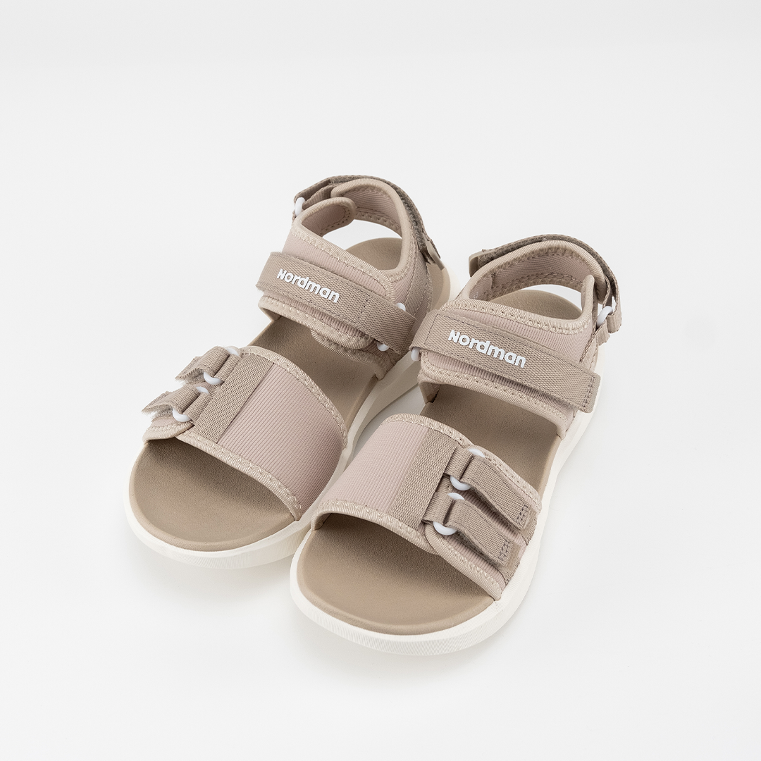 Nordman сандалии женские летние тёмно-бежевые - фото 3