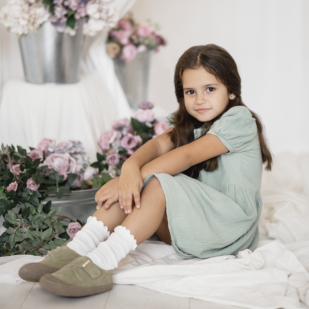 Полуботинки Nordman на двух застежках цвет хаки - фото 2