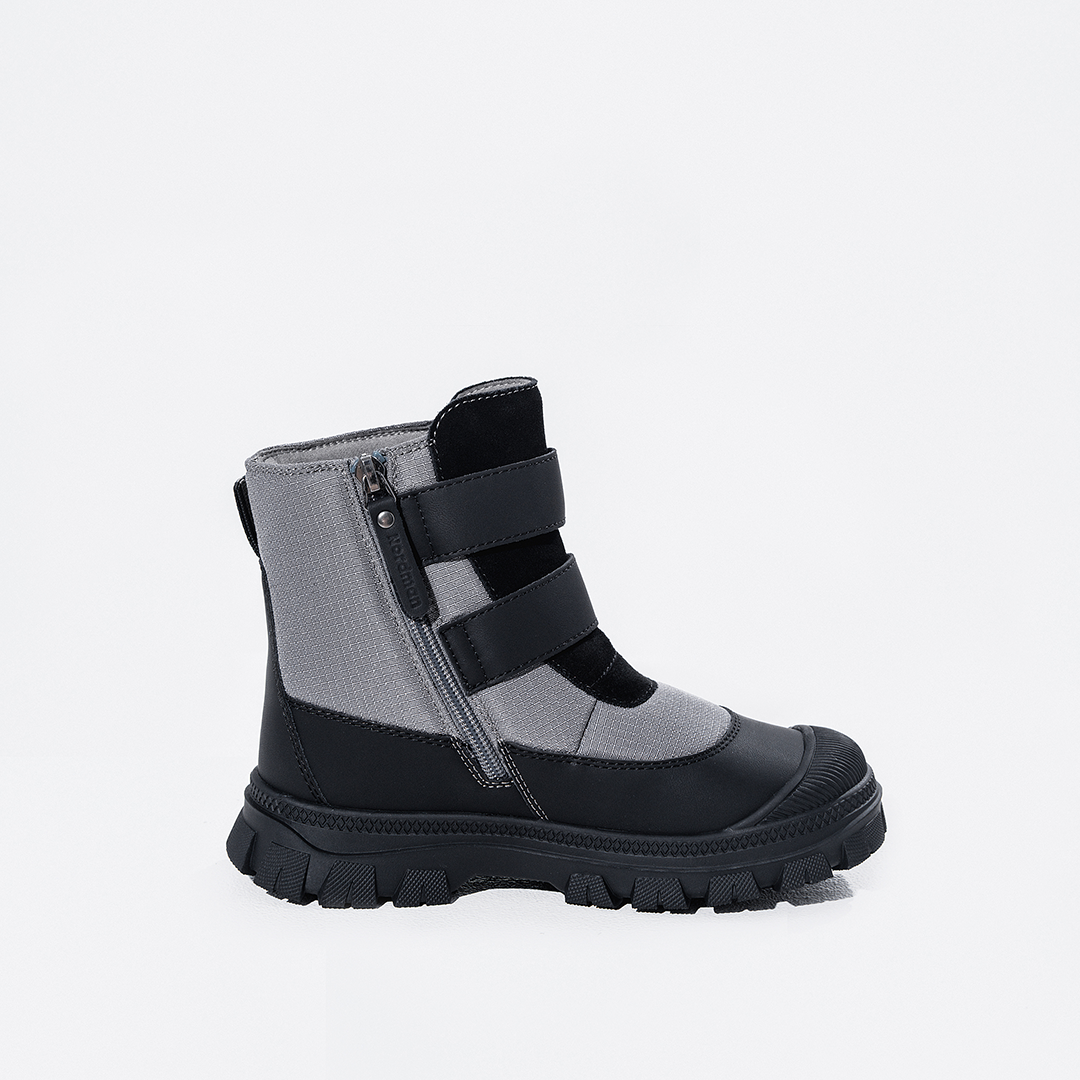 Ботинки Nordman зимние на двух липучках цвет серый - фото 7