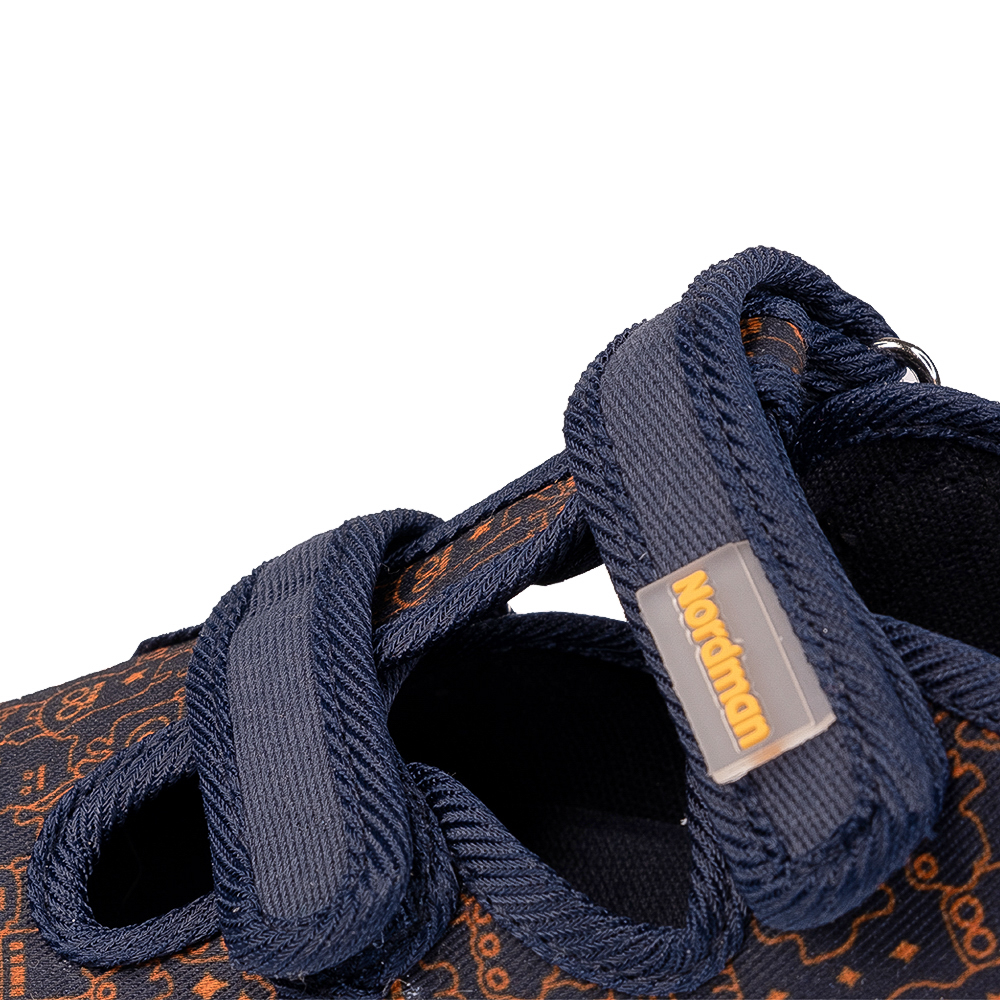 Тапочки детские Nordman Stars синие c принтом - фото 9