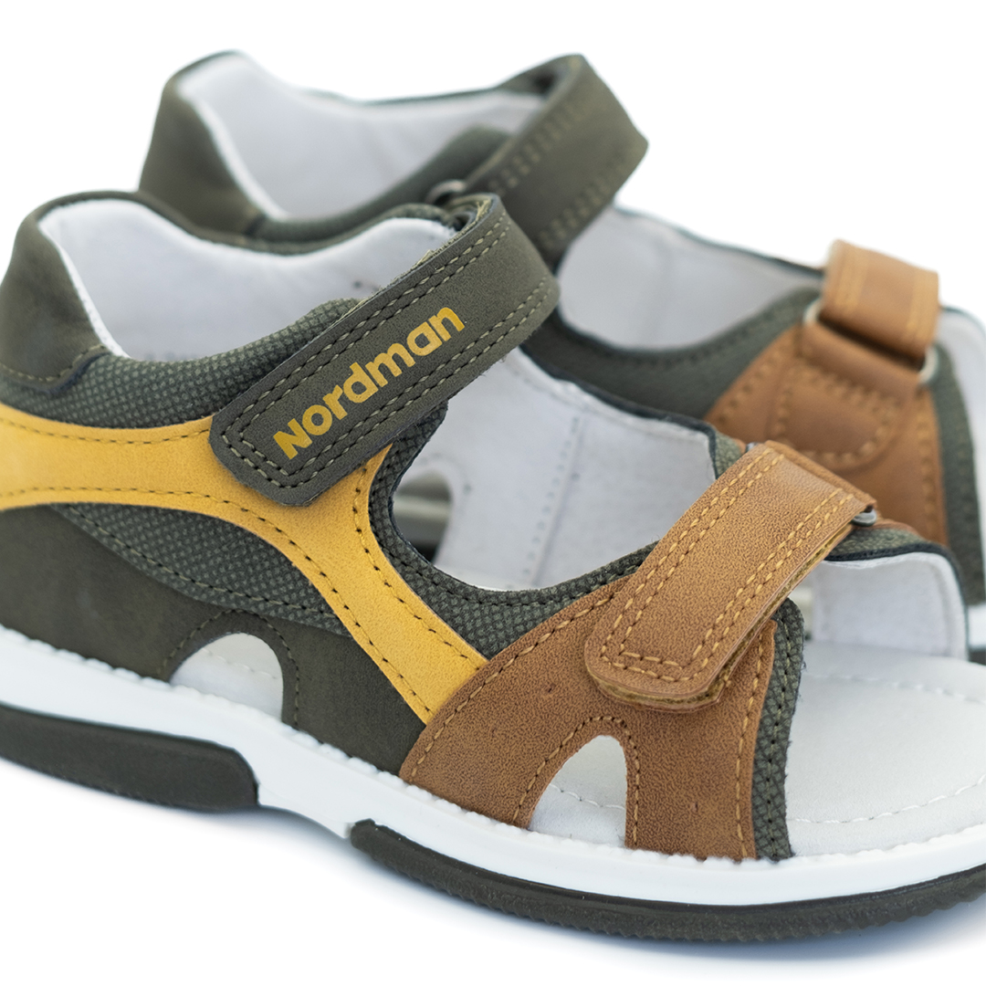 Сандалики детские Nordman Boom хаки - фото 2
