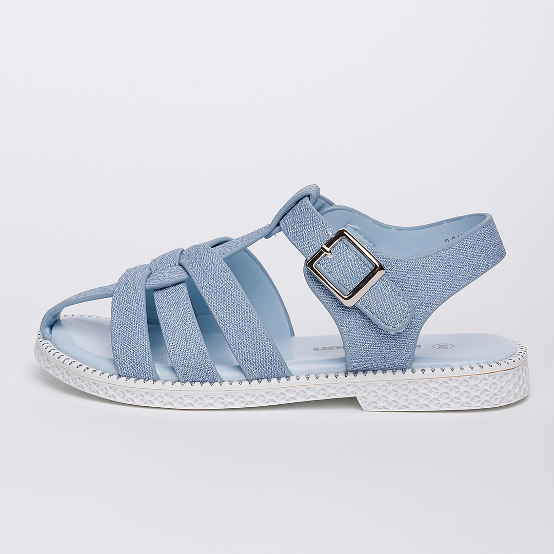 Детские летние босоножки Nordman голубые - фото 4