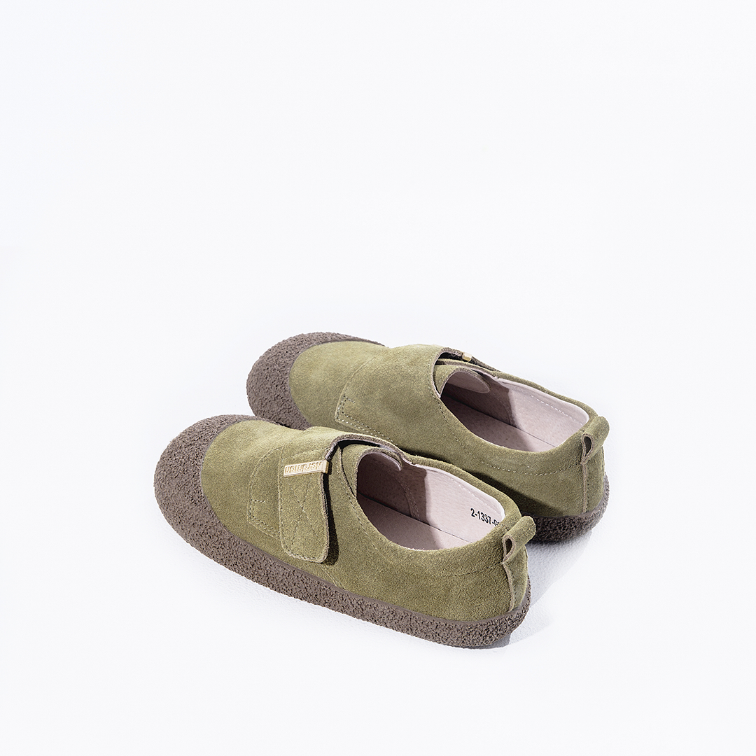 Полуботинки Nordman на двух застежках цвет хаки - фото 5