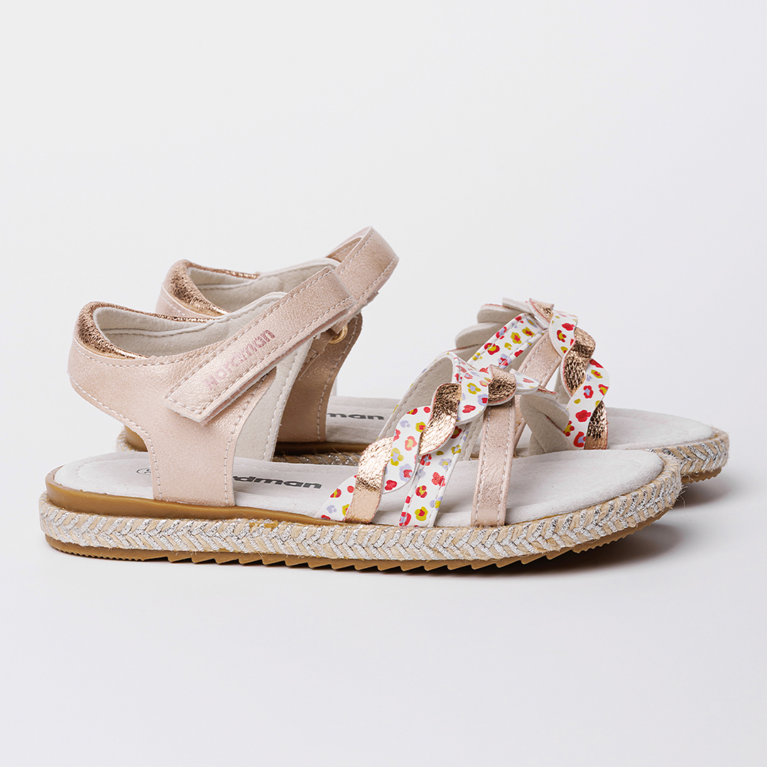 Детские летние босоножки Nordman золотистые - фото 1