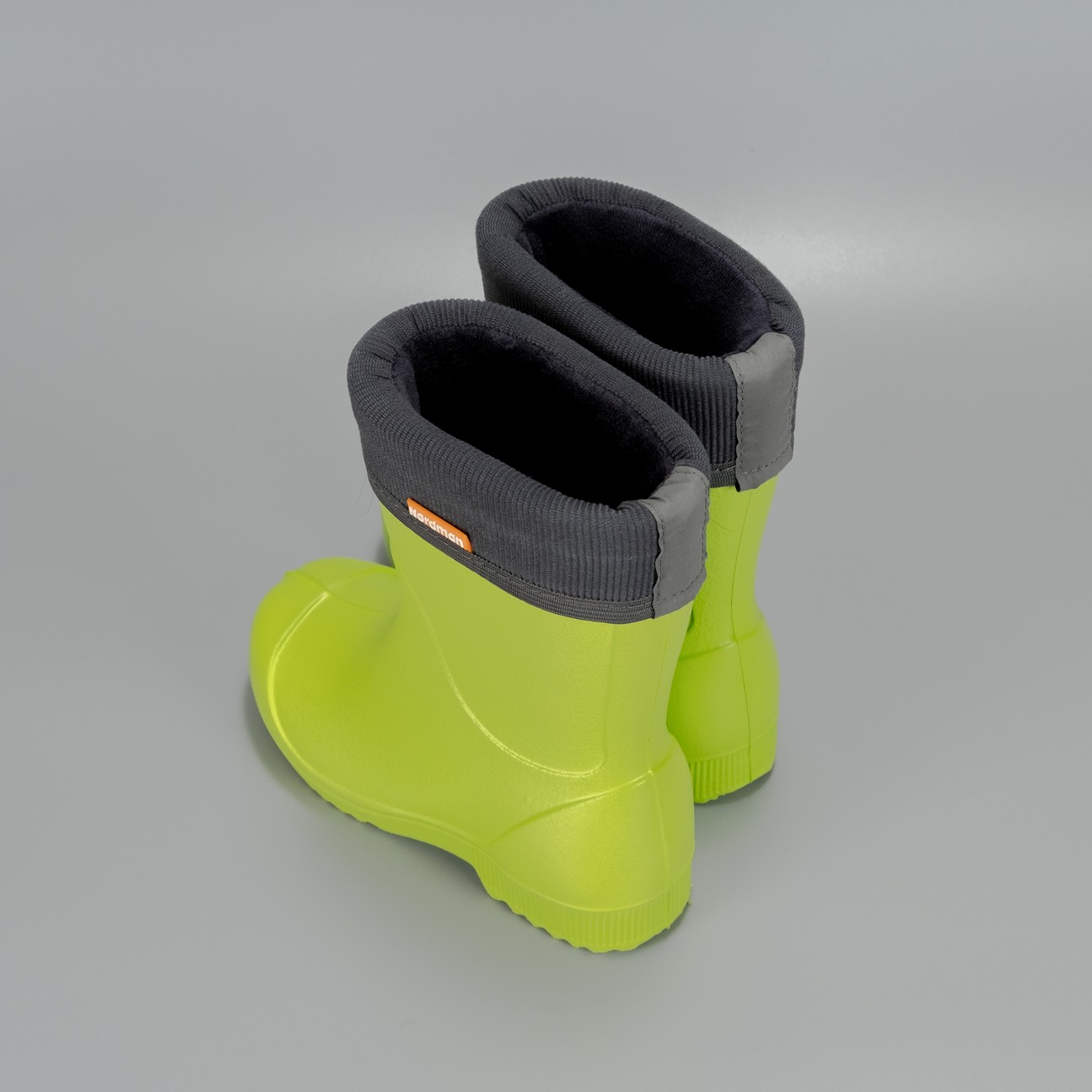 Сапоги детские Nordman Jet со съемным флисовым утеплителем лайм - фото 8