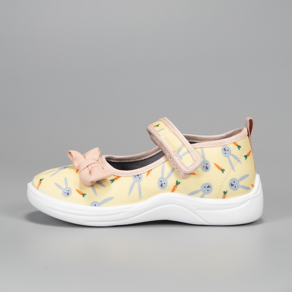 Тапочки детские Nordman Stars желтые с принтом - фото 4