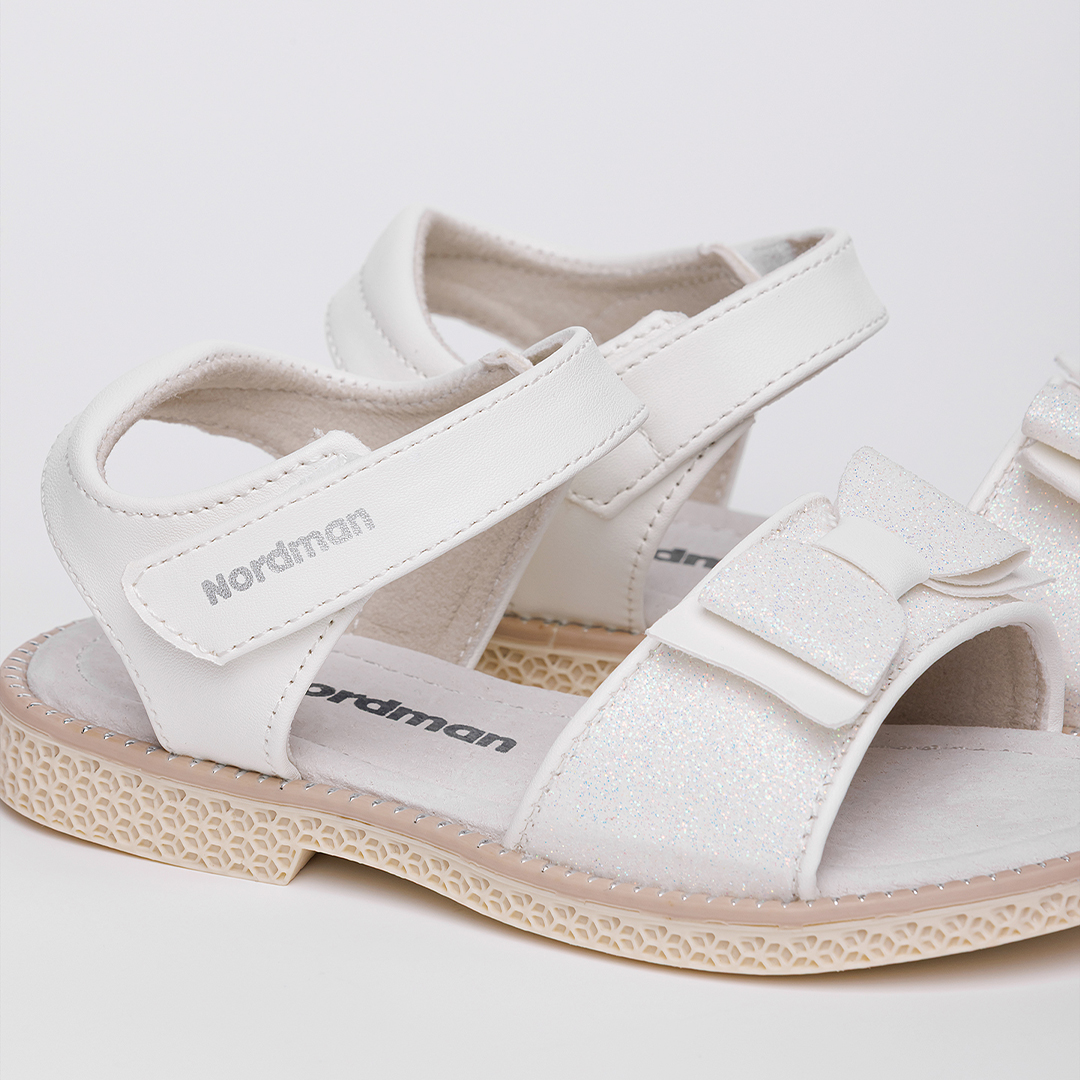 Детские летние босоножки Nordman белые - фото 3