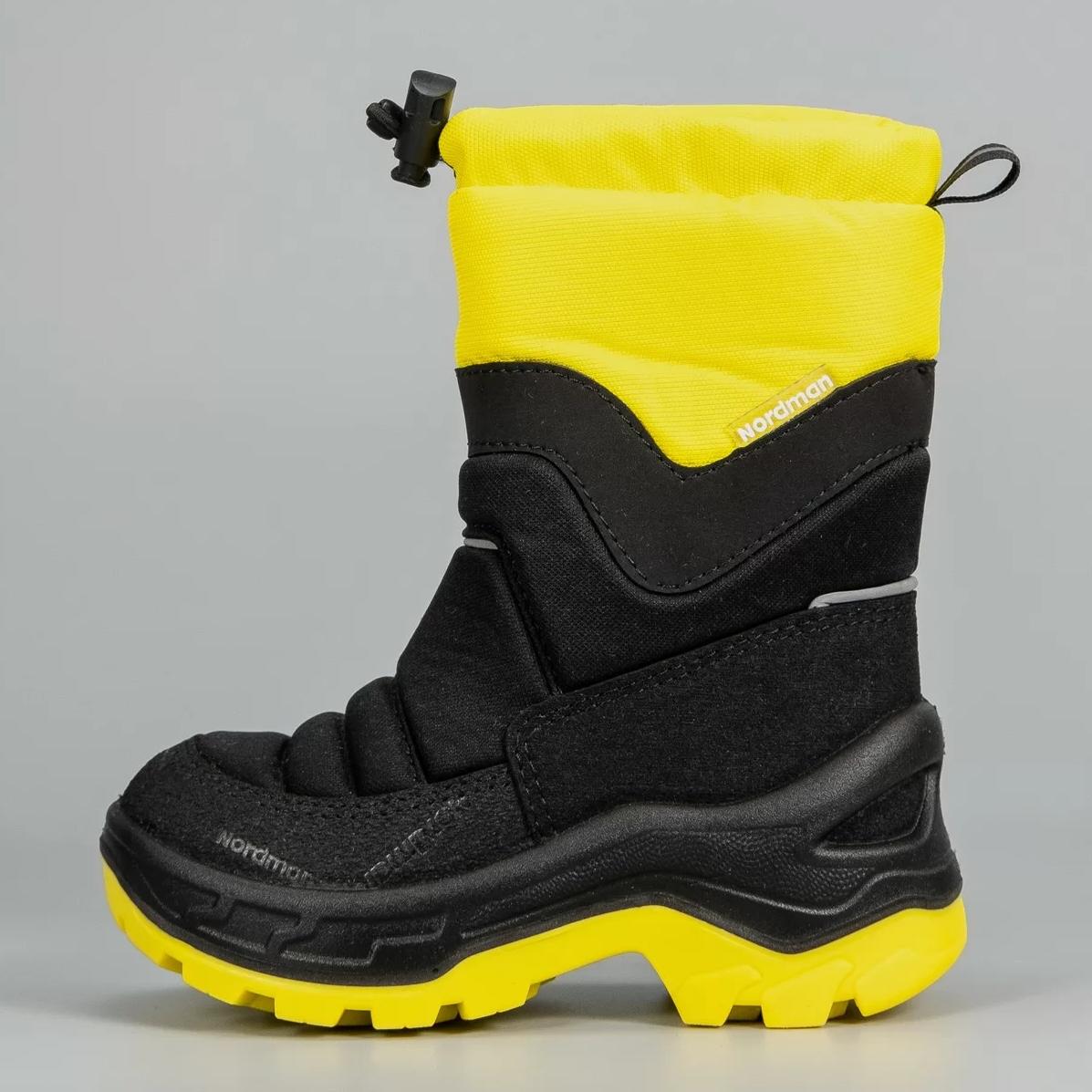 Детские сапоги Nordman T-REX желтые - фото 3