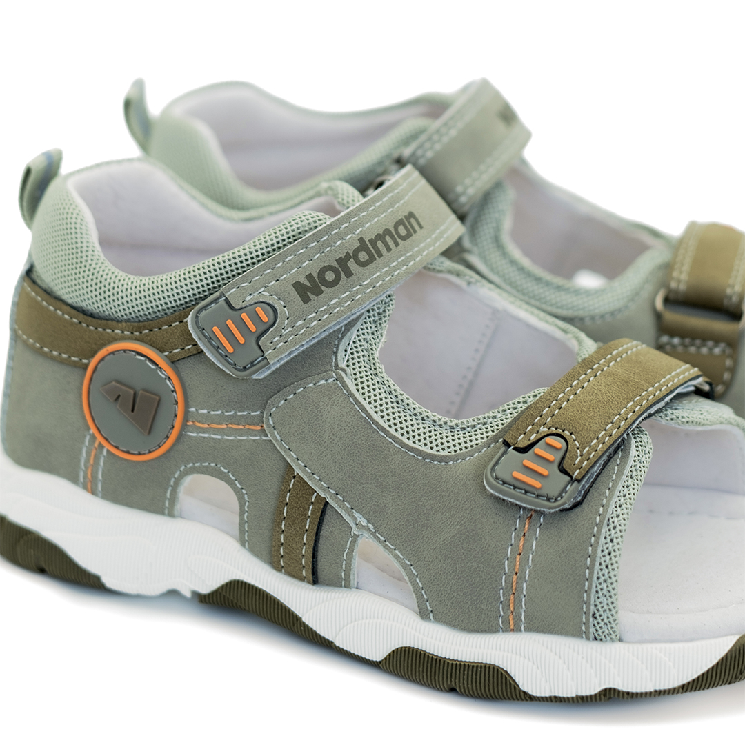 Сандалики детские Nordman Boom хаки - фото 2