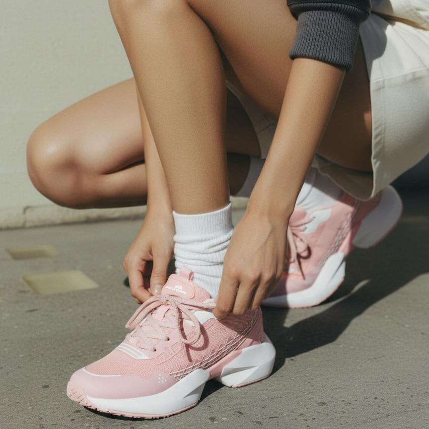 Женские кроссовки Nordman розовые - фото 2