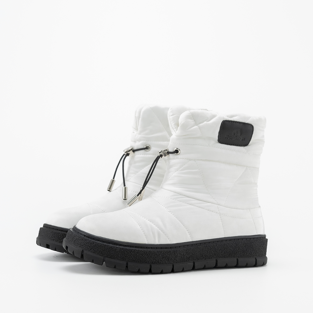 Nordman сапоги  с резинкой-затяжкой  цвет белый - фото 4