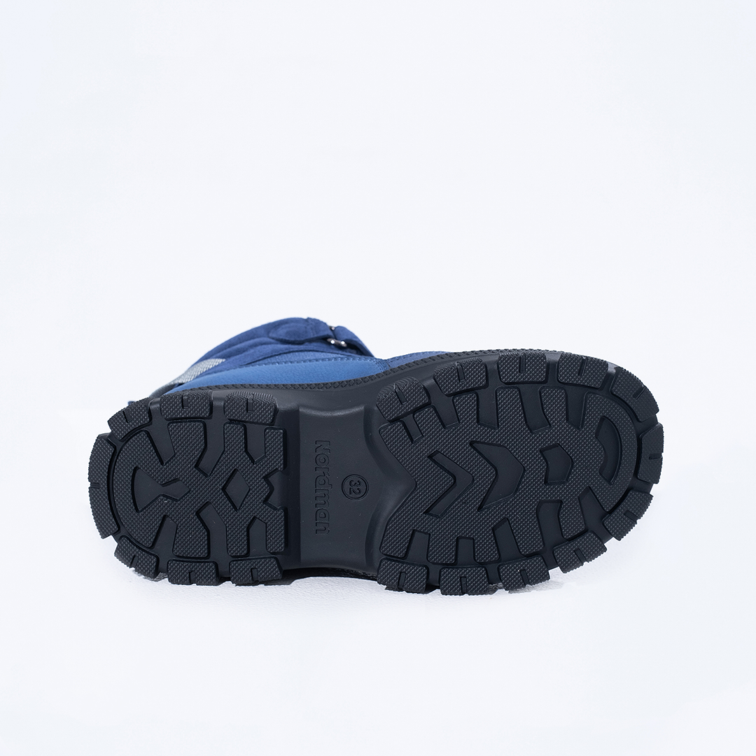 Ботинки Nordman зимние на липучке и шнурках цвет синий - фото 11