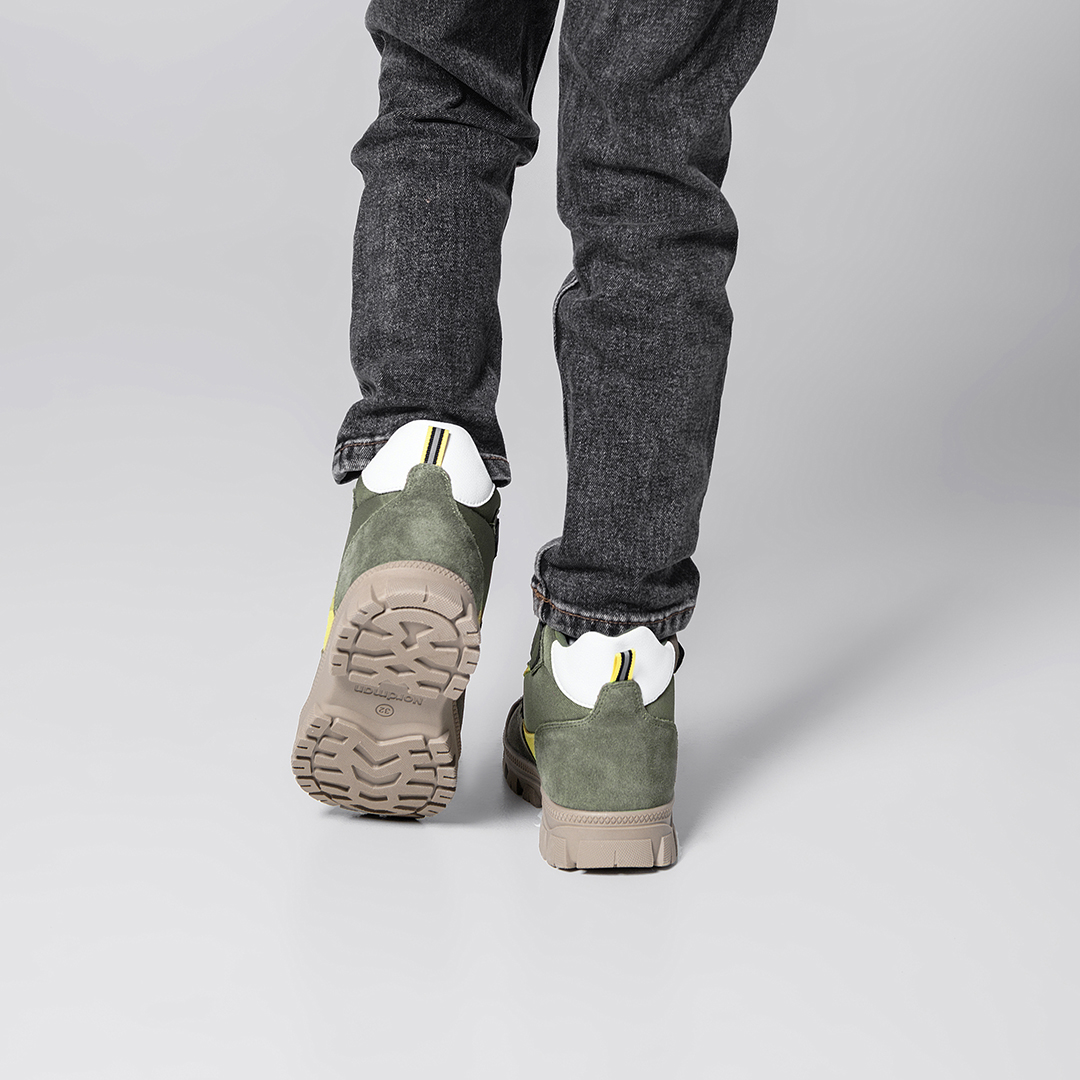 Ботинки Nordman зимние на двух липучках цвет зеленый - фото 2