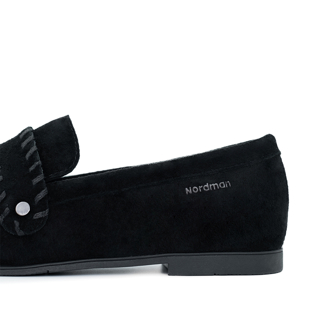 Женские лоферы Nordman черные - фото 4