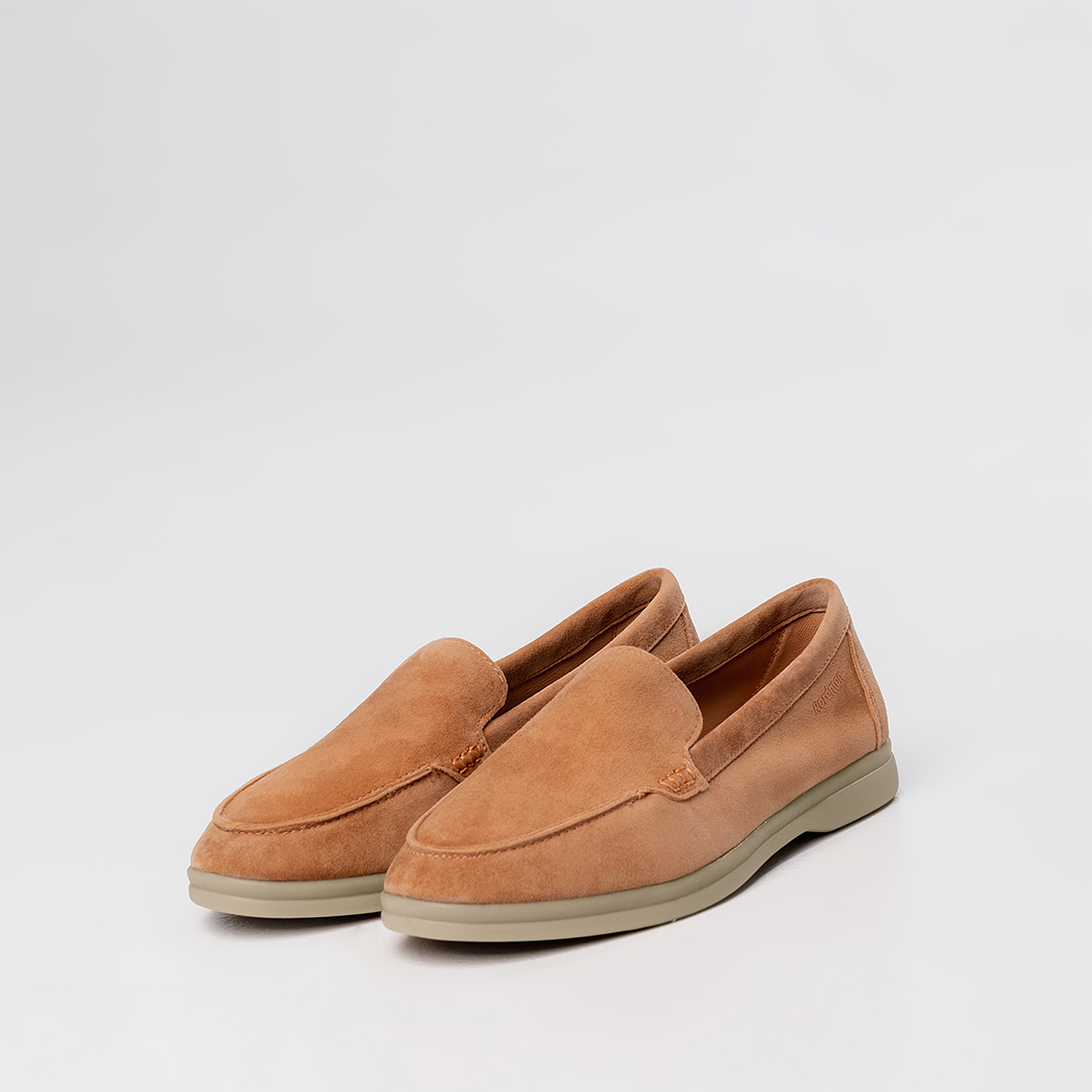 Женские лоферы цвет коричневый - фото 4